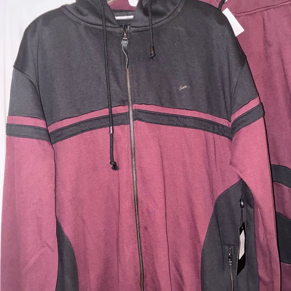 A. Tiziano Track Suit Hooded Zip Jacket & Drawstring Pants Mens Size 3XL New - Picture 5 of 12